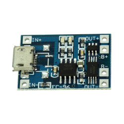 TP4056 Micro USB LiPo Charger with Protection (1A)