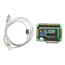 5 Axis Stepper Motor Driver Board Compatible with MACH3 CNC (3 A)