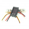 Red-Blue Panel Voltmeter and Amperemeter 0-100 V, 100 A with Shunt
