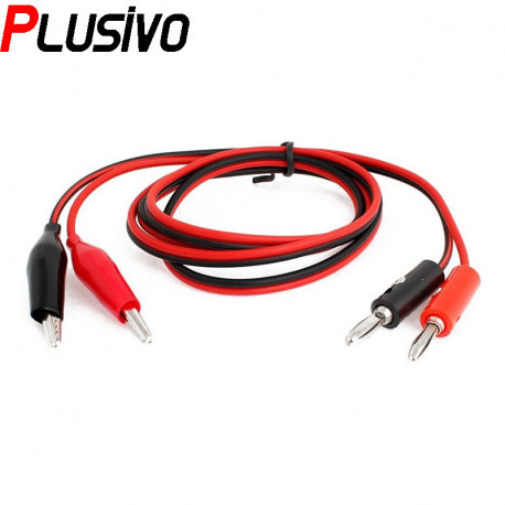Cable with Crocodile Connector and Banana Jack