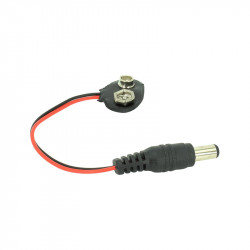 9V Battery Connector with DC Jack