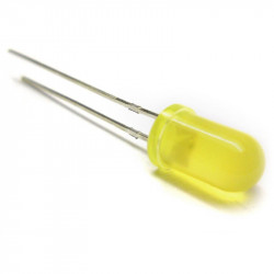 5 mm Yellow LED with Difused Lens