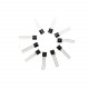 Plusivo BJT Transistors Assortment Kit - Set of 210 PNP and NPN Assorted Transistors with 250 Assorted Resistors