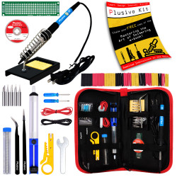 Plusivo Soldering Iron Kit for Electronics (US Plug type)