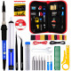 Plusivo Soldering Iron Kit for Electronics (US Plug type)