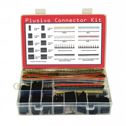 Plusivo Connector Kit - 1004 pcs Crimp Connector Kit with Dupont Wire Connectors and Ribbon Cable