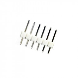 6 pin 2.54 mm Pitch Male Pin Header - White