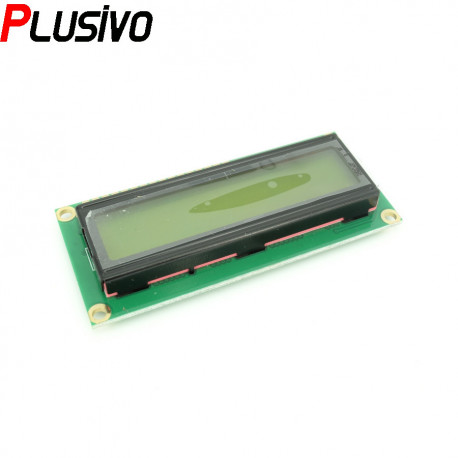 1602 LCD with I2C Interface and Yellow-Green backlight
