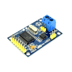 MCP2515 CAN Controller with TJA1050 Driver and SPI Interface