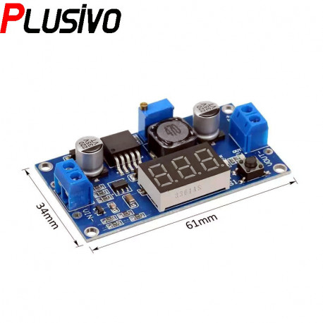 LM2596 DC-DC Module with Voltage Display