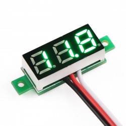 0-30 V Green Panel Voltmeter
