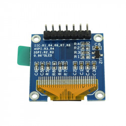 Yellow and Blue 0.96'' OLED Module (128x64 px)