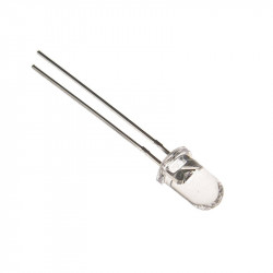 3 mm White LED (clear lens)