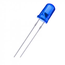5 mm Blue LED with Difused Lens