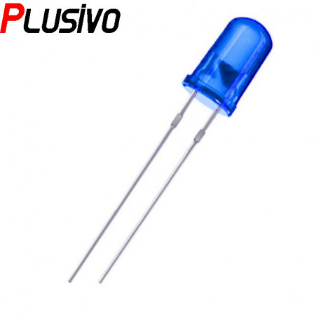 5 mm Blue LED with Difused Lens