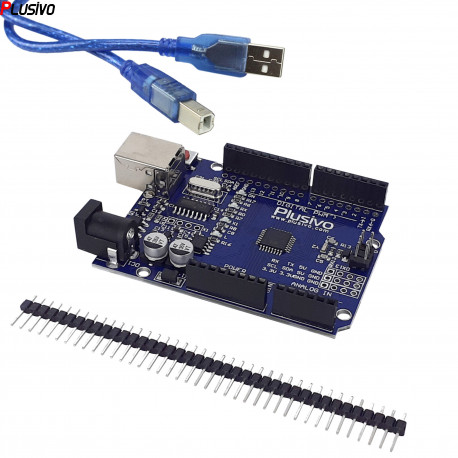 UNO R3 Development Board (ATmega328p and CH340) + Cable