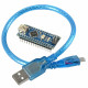 Development Board Compatible with Arduino Nano (ATmega328p + CH340)