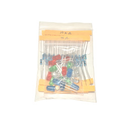 Electronics Kit LED Resistor 1K 10K 100K 220 47 1/4W