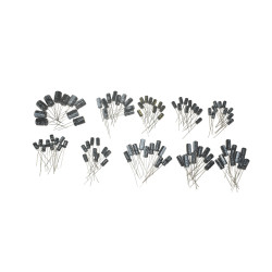 120pcs 12 values 0.22UF-470UF Aluminum electrolytic capacitor assortment kit set pack