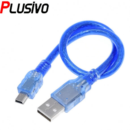 30 cm USB AM-B Mini Blue Cable for Arduino Nano